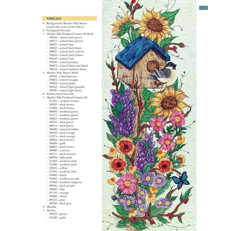Thread Painting A Garden Quilt - A Step-By-Step Guide By Joyce Hughes