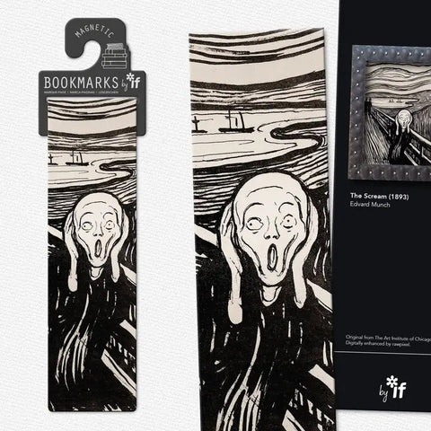 Munch's The Scream Magnetic Classic Bookmark By If USA