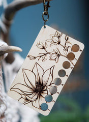 Magnolia Embroidery Floss Storage Holder - Maple Wood From Sunrise Grove