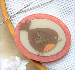 Tweet-Bird Magnetic Needle Minder Acrylic From Cherry Hill Stitchery