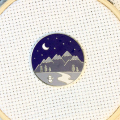 Four Seasons Set of 4-Enamel Needle Minders by Snarky Crafter Designs