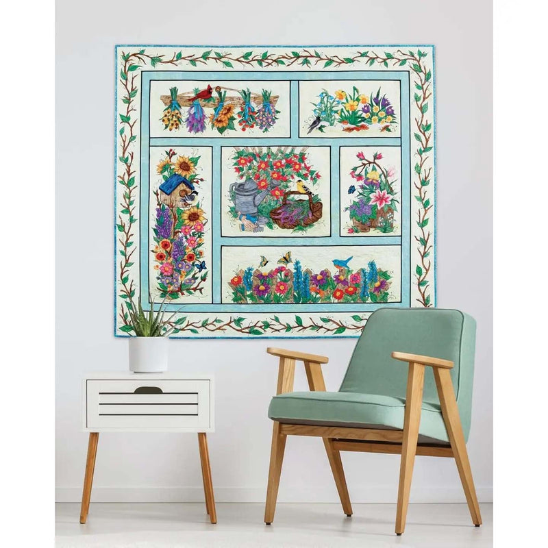 Thread Painting A Garden Quilt - A Step-By-Step Guide By Joyce Hughes