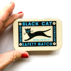 Black Cat Notions Tin NEEDLE CASE NEEDLE ORGANIZER-Small
