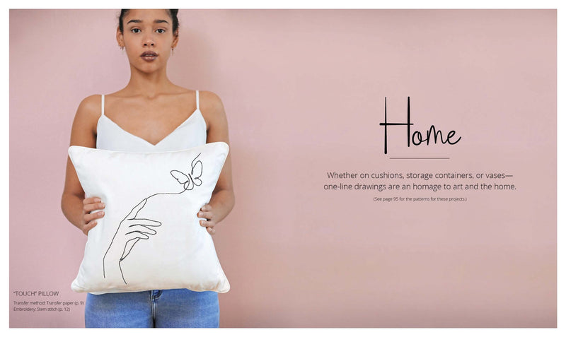 Stitch with One Line: 33 Easy-to-Embroider Minimalist Designs By  Martina Unterfrauner