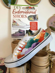 Diy Embroidered Shoes- Hand Embroidery Diy Book by Melissa Galbraith