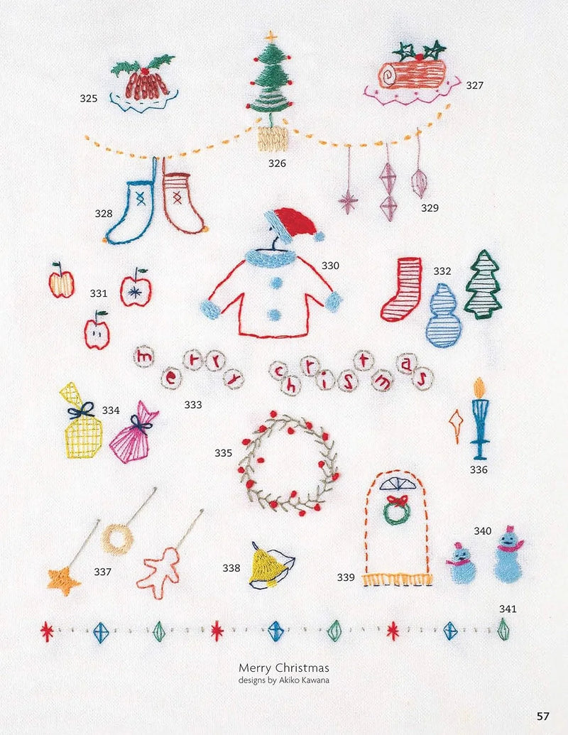 500 Simply Charming Designs for Embroidery: Easy-to-Stitch Monograms and Motifs (Design Originals) Patterns for the Home, Holidays, Food, Animals, and Borders, with Stitch Guide and Gallery by LTD E & G Crafts Co