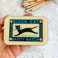 Black Cat Notions Tin NEEDLE CASE NEEDLE ORGANIZER-Large