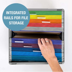 Collapsible Milk Crate From Clever Made-Ocean