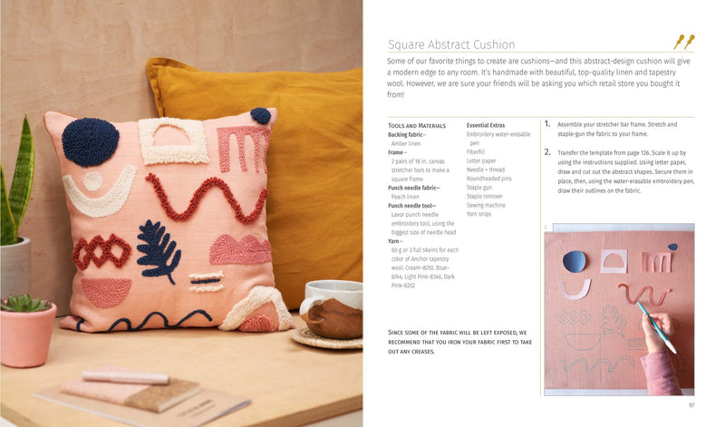 Punch Needle 15 Contemporary Projects By Rachel Lawson