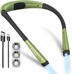 Glocusent LED Neck Reading Light-Green