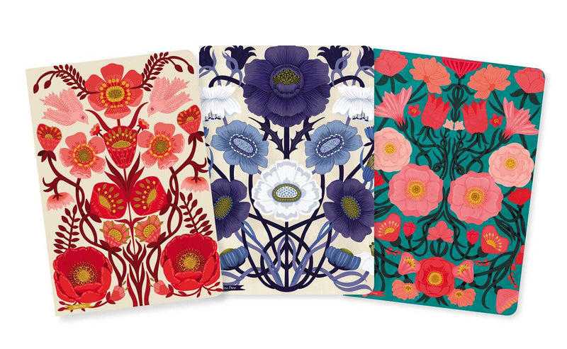 Nina Pace Set of 3 Midi Notebooks (Midi Notebook Collections) From Flame Tree Studios