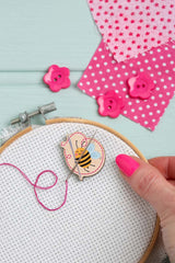 Sewing Bee Magnetic Needle Minder Craft Gift  From Hawthorn Handmade