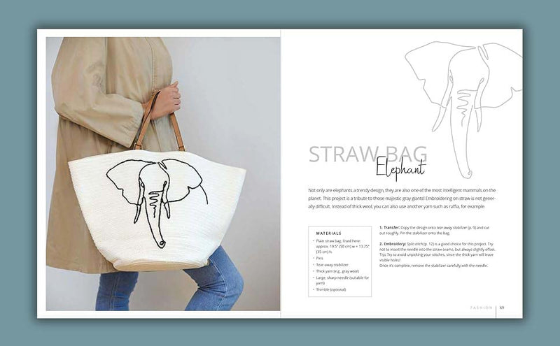 Stitch with One Line: 33 Easy-to-Embroider Minimalist Designs By  Martina Unterfrauner