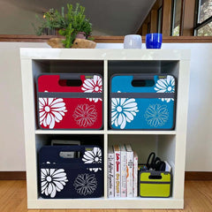 Small Foldable Storage Cube / Collapsible by Meori -Midnight Magenta