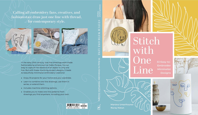 Stitch with One Line: 33 Easy-to-Embroider Minimalist Designs By  Martina Unterfrauner