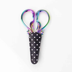 Star Dust Rainbow Scissors with Sheath From Twice Sheered Sheep