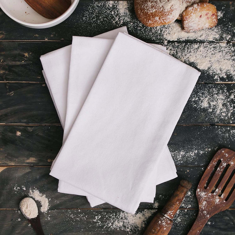Flour Sack Towels 24x26 Inches Kitchen Towels Dish Towels by Soft Textiles