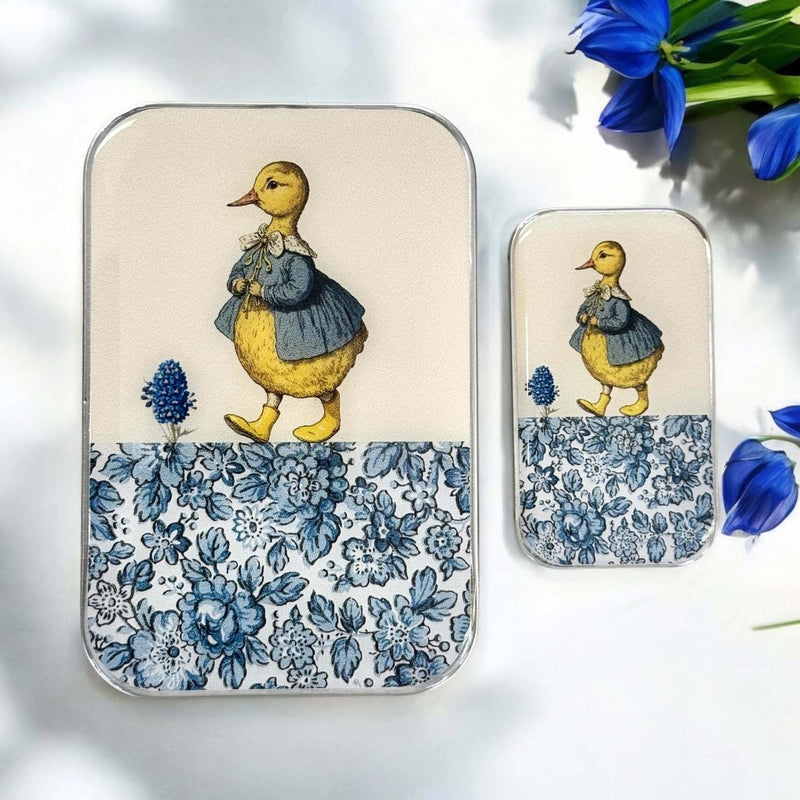 DUCK and FLOWER NEEDLE CASE NEEDLE ORGANIZER-Large