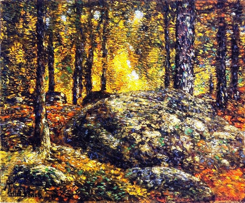 The Jewel Box by American Impressionist Painter Childe Hassam Counted Cross Stitch Pattern