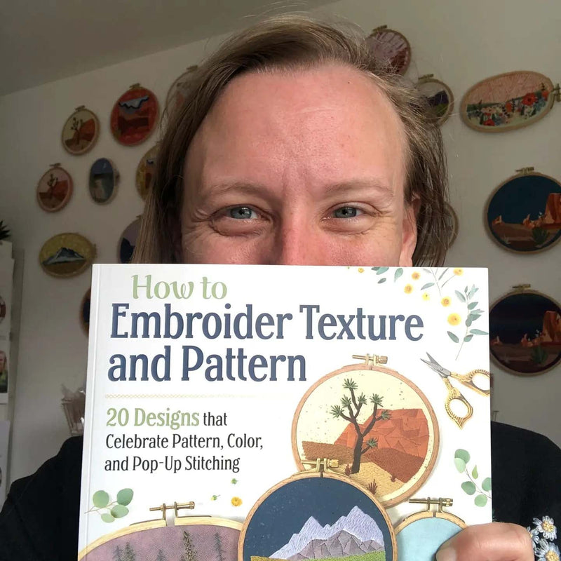 Diy How To Embroider Texture and Pattern- Hand Embroidery Diy Book by Melissa Galbraith