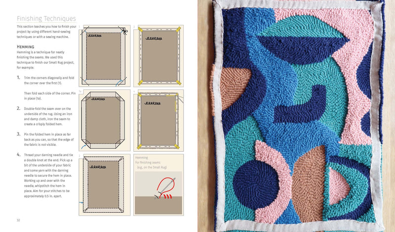 Punch Needle 15 Contemporary Projects By Rachel Lawson