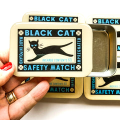Black Cat Notions Tin NEEDLE CASE NEEDLE ORGANIZER-Small