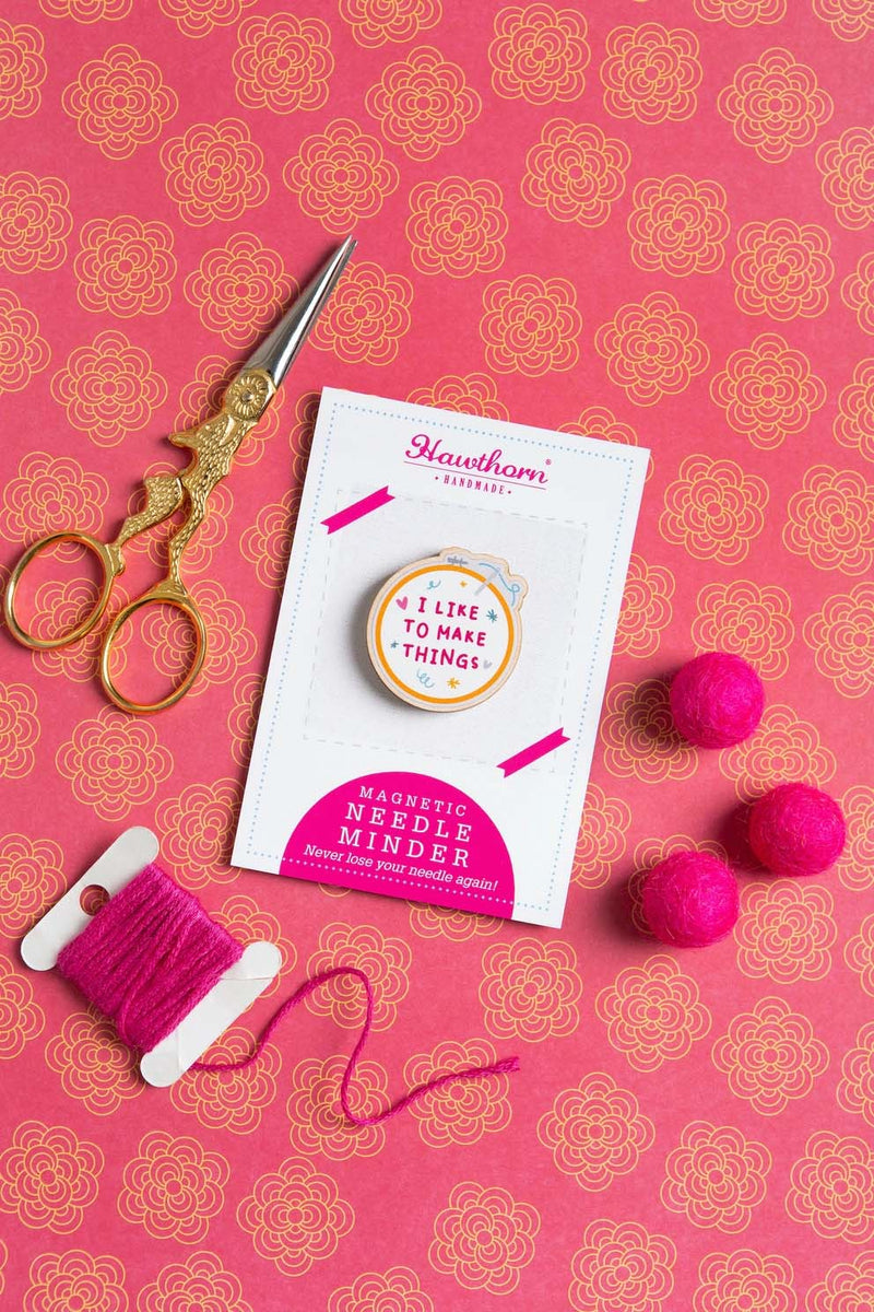I Like To Make Things Magnetic Needle Minder  From Hawthorn Handmade