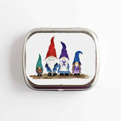 Gnome Family NEEDLE CASE NEEDLE or STITCH MARKER STORAGE - ORGANIZER