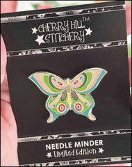 Luna Moth Enamel Magnetic Needle Minder Acrylic From Cherry Hill Stitchery