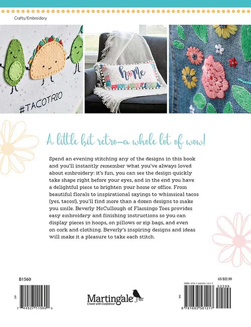 Retro Stitchery -Retro Stitchery: Oh-So-Cute Embroideries with a Wink to the Past - Embroidery Book By Beverly McCullough