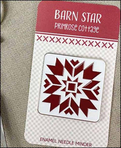 Barn Star Needle Minder by Primrose Cottage Stitches Counted Cross Stitch Pattern
