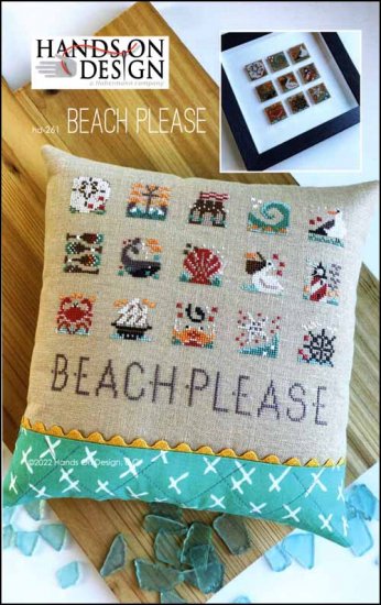 Beach Please by Hands on Design Counted Cross Stitch Pattern