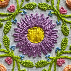 Bee Mandala Sampler Embroidery Kit By Stitches By Tiff