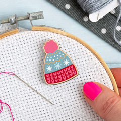 Bobble Hat Magnetic Needleminder From Hawthorn Handmade