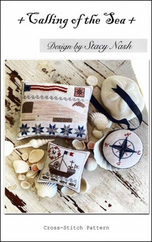 Calling of the Sea By Stacy Nash Primitives Counted Cross Stitch Pattern