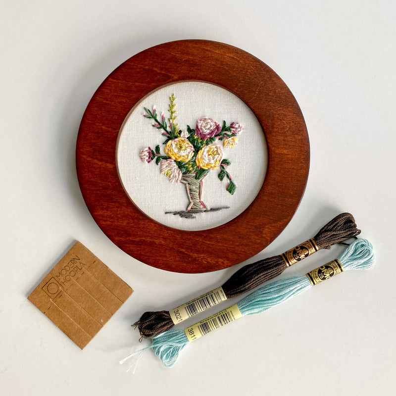Round Embroidery Hoop Frame For 6" Hoop From Modern Hoopla