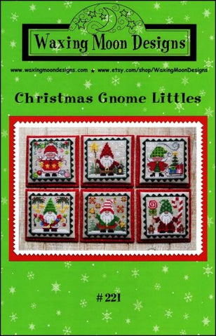 Christmas Gnome Littles By Waxing Moon Designs Counted Cross Stitch Pattern