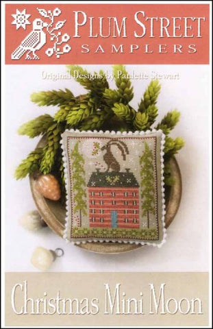 Christmas Mini Moon by Plum Street Samplers Counted Cross Stitch Pattern