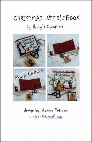 Christmas Needlebook by  Romy's Creations Counted Cross Stitch Pattern