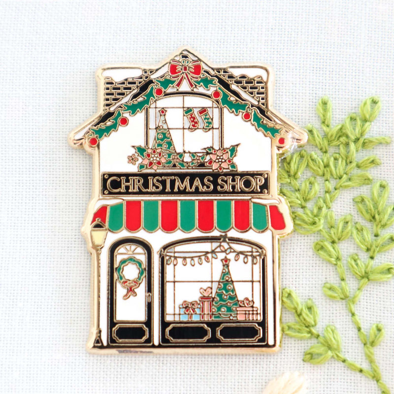 Christmas Shop Magnetic Needle Minder by Flamingo Toes