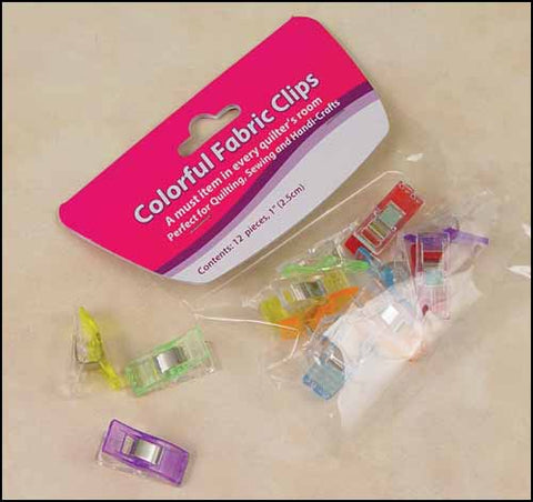 COLORFUL FABRIC CLIPS