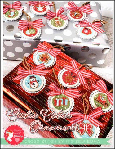 Cookie Cutter Ornaments by it's Sew Emma Stitchery Counted Cross Stitch Pattern