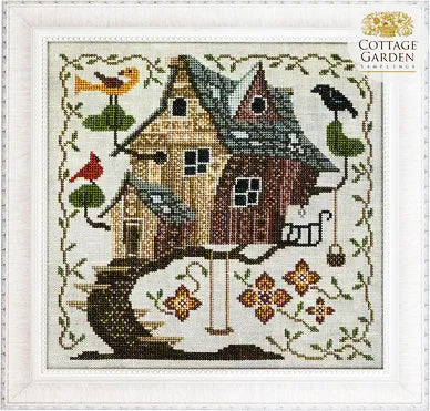 Fabulous House Series Part 6: The Tree House by Cottage Garden Samplings Counted Cross Stitch Pattern