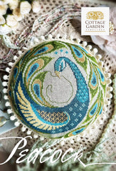 Peacock Pin Cushion by Cottage Garden Samplings Counted Cross Stitch Pattern