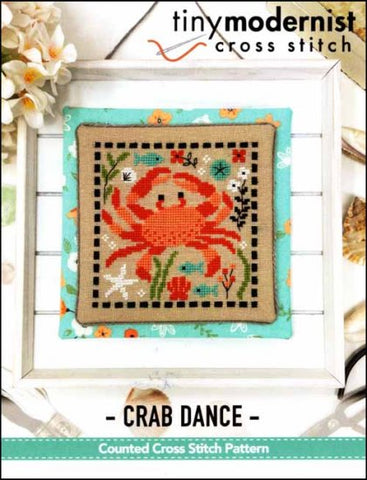 Crab Dance By The Tiny Modernist Counted Cross Stitch Pattern