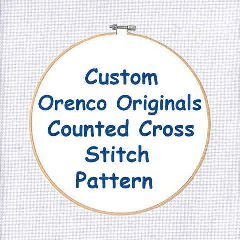 Custom Special Order Counted Cross Stitch Pattern