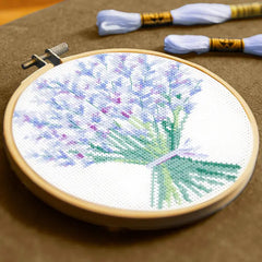 DMC Stitch Kit - Lavender-Herbs Counted Cross Stitch Kit