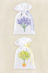 DMC Stitch Kit - Lavender and Lemon Fragrance 2 Bags Counted Cross Stitch Kit