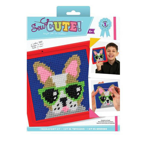 DOG Colorbok Needlepoint Kit - Kids Art and Craft Activity