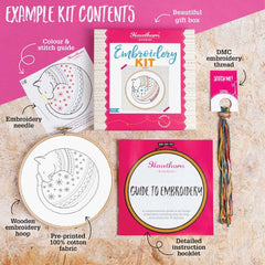Elephant Embroidery Kit  Complete Craft Kit For Beginners From Hawthorn Handmade